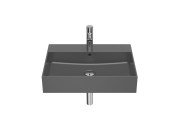 Раковина для ванної Roca Inspira 60х49 см Fineceramic® онікс A32752C640