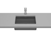 Раковина для ванної Roca Inspira 43х32,5 см під стільницю Fineceramic® онікс A327536640