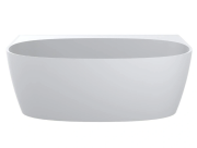 Ванна зі штучного каменю Miraggio Anna 160x85 см литий мармур Mirasoft Technology білий матовий 0001717