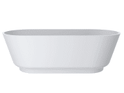 Ванна із штучного каменю Miraggio Siena 180x80 см Mirasoft  матовий білий 0002286