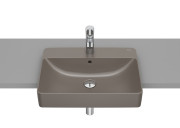 Раковина для ванной Roca Inspira 55х42 см сантехническая керамика кофейный A32753S660