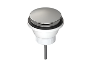 Донний клапан click-clack L.B.Plast пластик глянсовий хром LI232