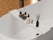 Полочка для душа Miraggio Verona 90х15 см Mirasoft белый матовый 00003FM