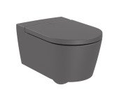 Унитаз подвесной Roca Inspira Rimless 37х56 см сантехническая керамика оникс A346527640