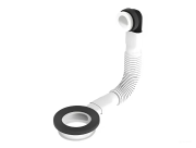 Перелив для раковини LBPlast білий пластик 9000401-BS