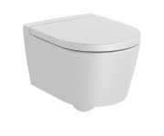 Унітаз підвісний Roca Inspira Rimless 37х48 см сантехнічна кераміка перлинний A346528630