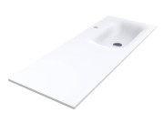 Раковина для ванной Miraggio Jessel 1200 R matt 120х45 см Miramarble Matt белый матовый 0002280