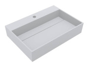 Раковина для ванної Miraggio Island Matt 600 Miramarble Matt білий матовий 0002444