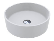 Раковина для ванної Miraggio Bergamo 400 40х40 см Miramarble білий глянсовий 0002671