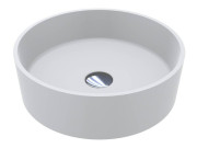 Раковина для ванной Miraggio Bergamo 400 Matt 40х40 см Miramarble Matt белый матовый 0002672