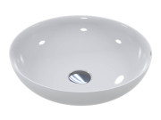 Раковина для ванної Miraggio Tobi 400 40х40см Miramarble білий глянсовий 0002699