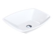 Раковина для ванної Miraggio Lex S 560C 56х40 см Miramarble білий глянсовий 0002014