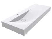 Раковина для ванной Miraggio Viola 1200 L Matt 120х46 см Miramarble Matt белый матовый 0002660