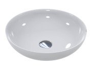 Раковина для ванної Miraggio Tobi 400 40х40см Miramarble білий глянсовий 0002699