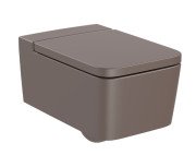 Унитаз подвесной Roca Inspira Rimless 37х56 см сантехническая керамика кофейный A346537660