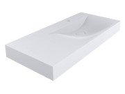 Раковина для ванної Miraggio Viola 1000 R Matt 100х46 см Miramarble Matt білий матовий 8813428