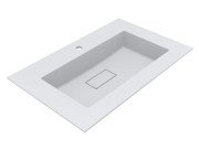 Раковина для ванной Miraggio Erica 800 Matt 80х50 см Miramarble Matt белый матовый 8813355