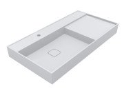 Раковина для ванной Miraggio Soul 1000 Matt 100х53 см Miramarble Matt белый матовый 8813395