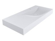 Раковина для ванной Miraggio Viola 1000 R Matt 100х46 см Miramarble Matt белый матовый 8813428