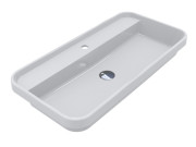 Раковина для ванної Miraggio Ocean 800 80х40 см Miramarble білий глянсовий 8813822