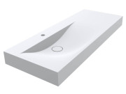 Раковина для ванной Miraggio Viola 1200 L 120х46 см Mirasoft белый матовый 0002668