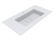 Раковина для ванної Miraggio Erica 1000 Matt 100х50 см Miramarble Matt білий матовий 8813495