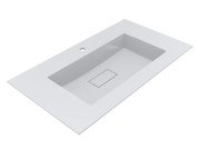 Раковина для ванной Miraggio Erica 900 90х50 см Miramarble белый глянцевый 8813490