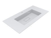 Раковина для ванной Miraggio Erica 1000 100х50 см Miramarble белый глянцевый 8813491