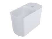 Раковина для ванной Miraggio Helix 450 L 45х22 см Mirasoft белый матовый 0001638