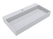 Раковина для ванной Miraggio Island 800 80х42 см Mirasoft белый матовый 0002443