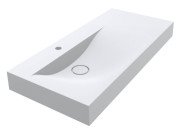 Раковина для ванной Miraggio Viola 1000 L 100х46 см Mirasoft белый матовый 0002665