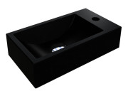 Раковина для ванной Miraggio Faro L 40,8х22,7 см Mirastonе black shine 0002537