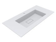 Раковина для ванной Miraggio Erica 1000 100х50 см Mirasoft белый матовый 8813496