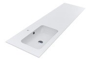 Раковина для ванної Miraggio Della 1900 L 190х50 см Mirasoft білий матовий 8813774