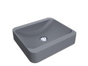 Раковина для ванной Miraggio Geneva 450 44,5х39,5 см Mirastonе серый 0002548