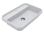 Раковина для ванної Miraggio Ocean 600 60х40 см Mirasoft білий матовий 8813903