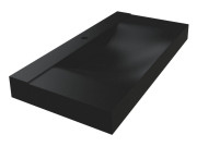 Раковина для ванної Miraggio Fly 1000 100х48 см Mirastone black shine 8813463