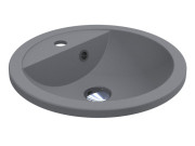 Раковина для ванної Miraggio Madison 430 43х43 см Mirastone сірий матовий 8813473