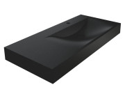 Раковина для ванной Miraggio Viola 1000 R 100х46 см Mirastonе black shine 8813480