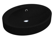 Раковина для ванной Miraggio Devon 55х44,9 см Mirastone black shine 8813458