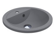 Раковина для ванної Miraggio Madison 430 43х43 см Mirastone сірий матовий 8813473