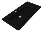 Раковина для ванной Miraggio Sacramento 1000 C 100,1х48,1 см Mirastonе black shine 8813474