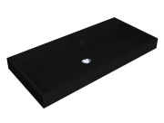 Раковина для ванной Miraggio Varna 900 89,7х41,7 см Mirastonе black shine 8813478