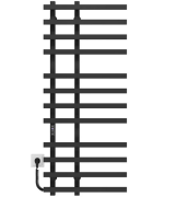 Электрический полотенцесушитель Deffi Atena П12 150х1200 левое подключение черный A.AT.120.15.12.E.B.L.2