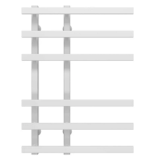 Полотенцесушитель водяной Deffi Atena П6 150х700 нижнее подключение белый A.AT.70.15.6.W.A