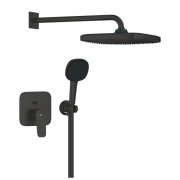 Душева система прихованого монтажу Grohe Cubeo із Tempesta 250 чорний матовий 1053362430