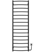 Електрична сушарка для рушників Deffi Класик П15 500х1600 праве підключення JD03 чорний C.DK.160.50.15.E.B.R.1