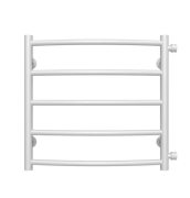 Полотенцесушитель водяной Deffi Классик П5 500х500 боковое правое подключение белый C.DK.50.50.5.W.C