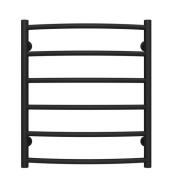 Сушка для рушників водяна Deffi Класик П6 500х600 нижнє підключення чорний C.DK.60.50.6.B.A