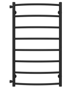 Сушка для рушників водяна Deffi Класик П8 500х900 бічне ліве підключення чорний C.DK.90.50.8.B.B